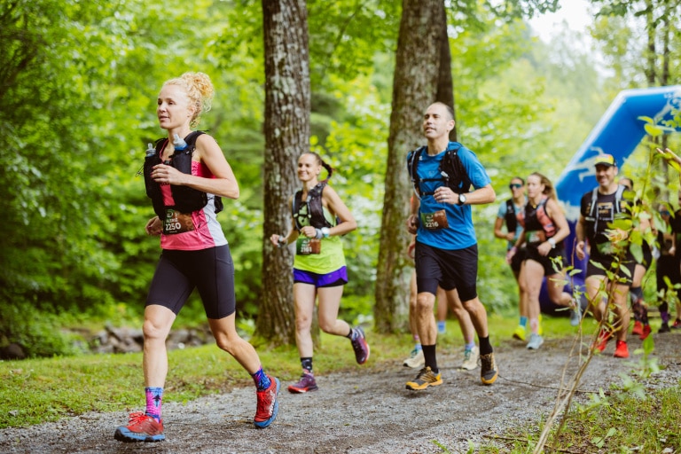 préparation à une course